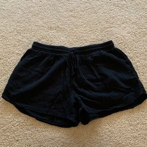 Black Universal Thread cotton/rayon shorts